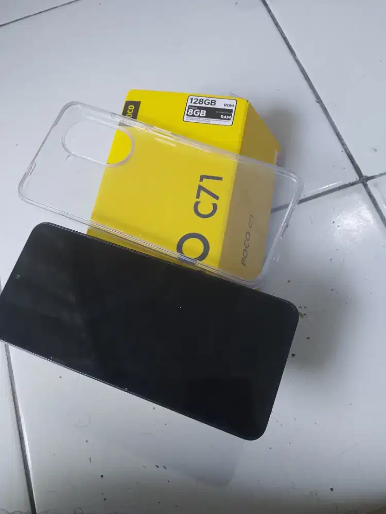 Poco C71 Hitam 4+4 128