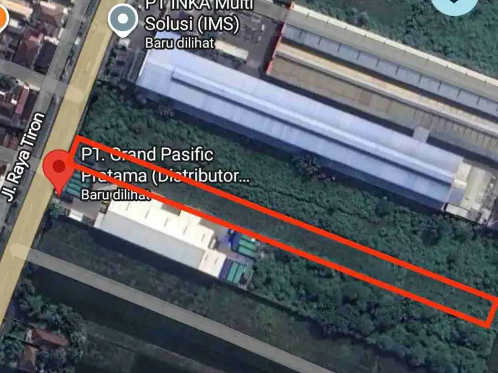 Tanah Murah Pinggir Jalan Nasional Dekat Exit Tol Madiun