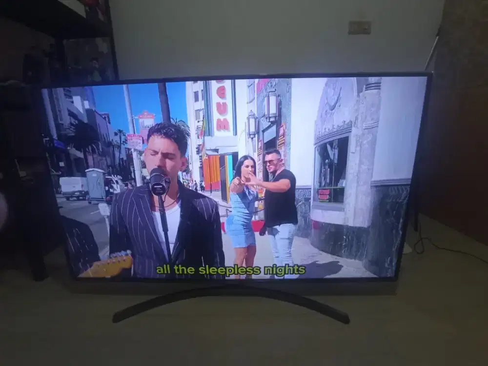 tv led merk LG 55 inch 4K UHD IPS PANEL.smart+digital.normal. lok merr