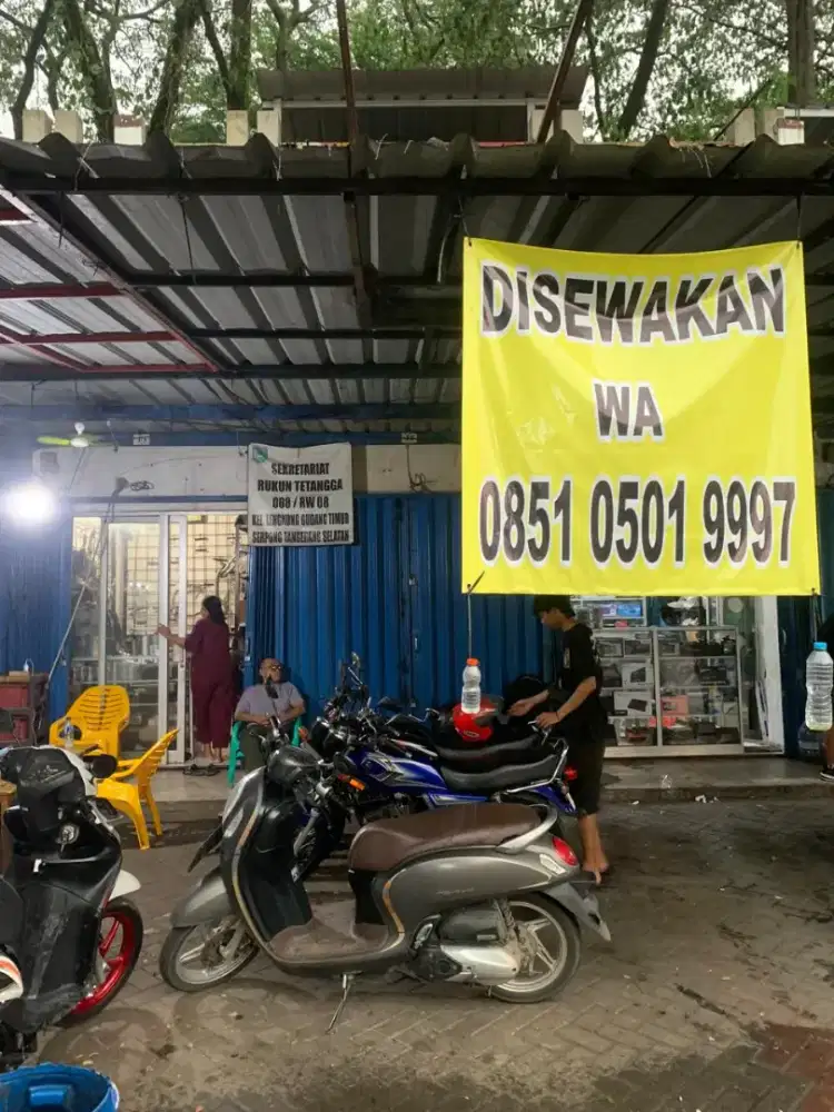 Disewakan kios otoparts bsd