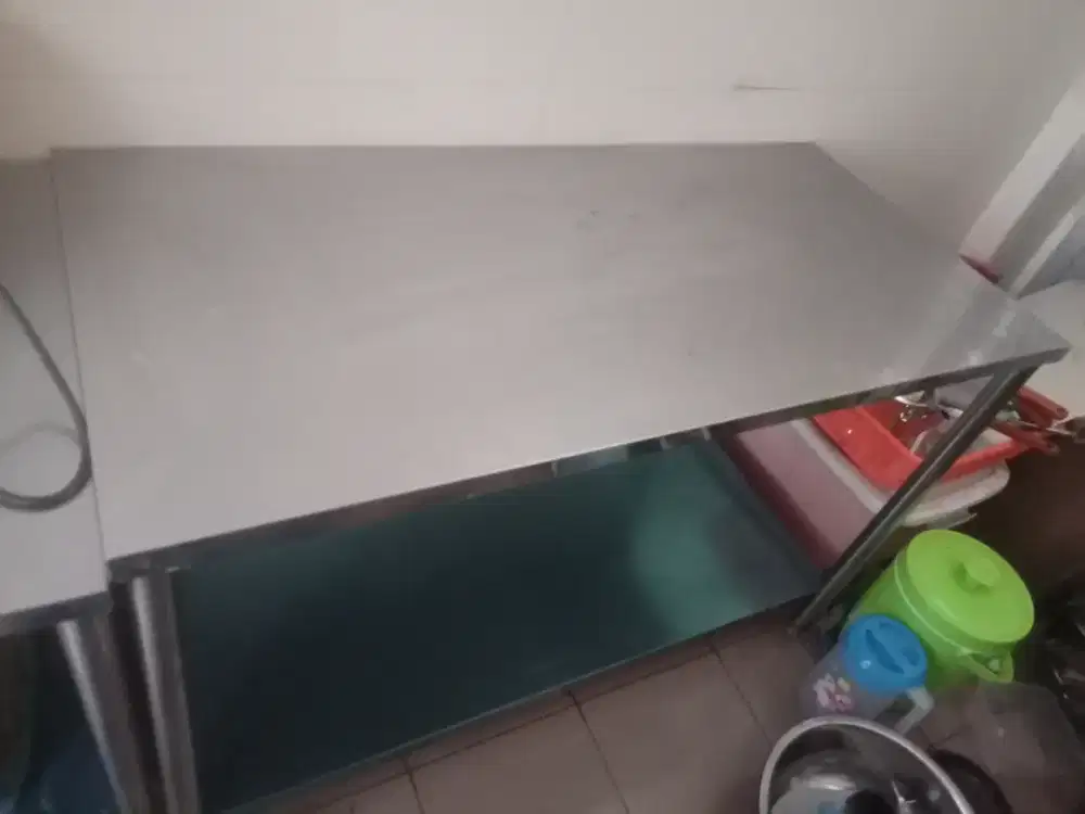 Meja stainless 2 meja