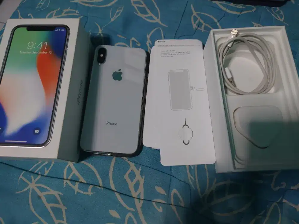 iPhone X 256Gb Silver Fullset