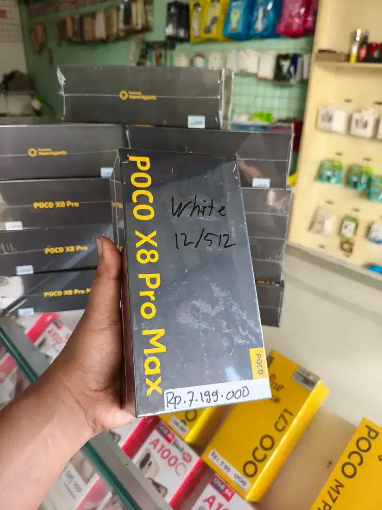 POCO X8 PRO MAX 5G 12/512 NEW SEGEL TERMURAH
