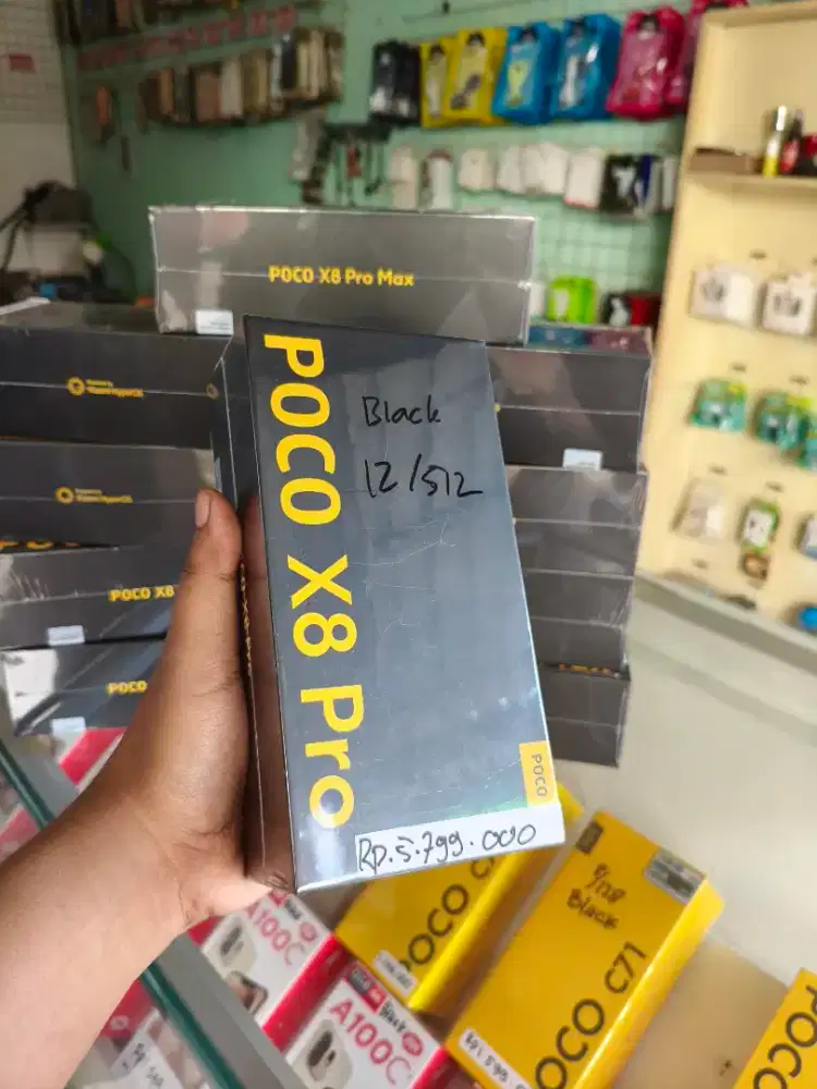POCO X8 PRO 5G 12/512 NEW SEGEL TERMURAH