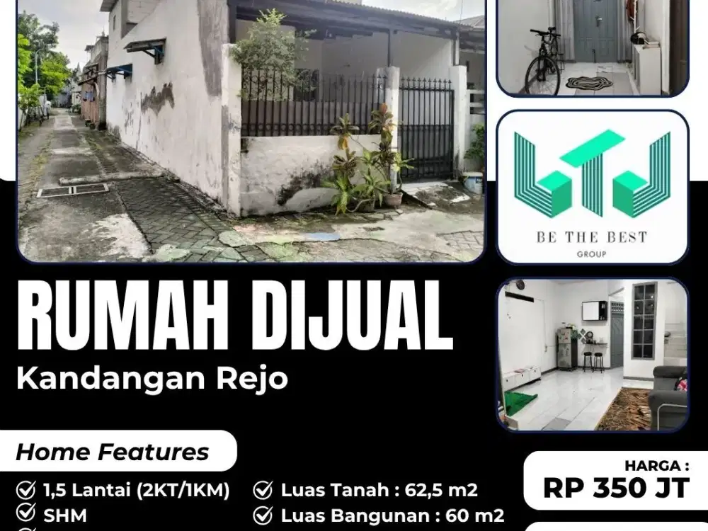 RUMAH DIJUAL HARGA MURAH DI KANDANGAN REJO GG 7 SURABAYA BARAT
