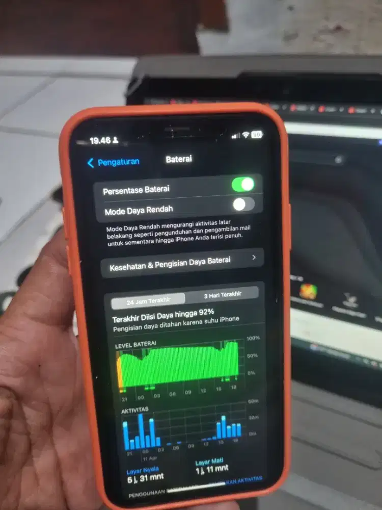 Iphone XR black 64gb allop aman nominus
