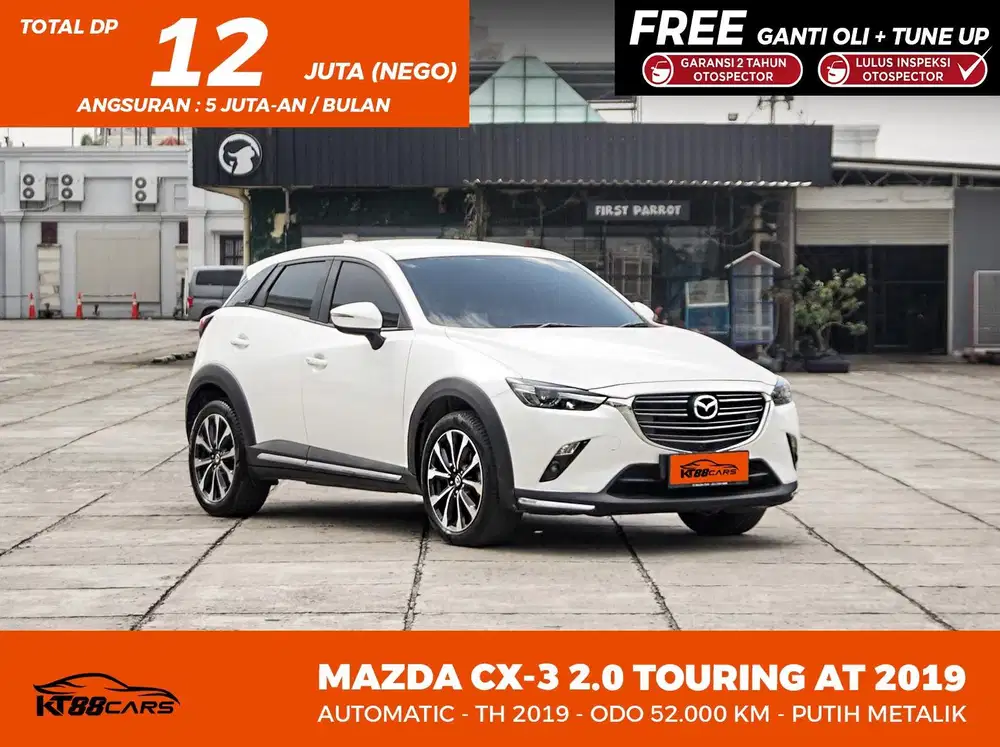 [Low KM] Mazda CX3 2.0 Touring AT 2019 / 2020 Putih