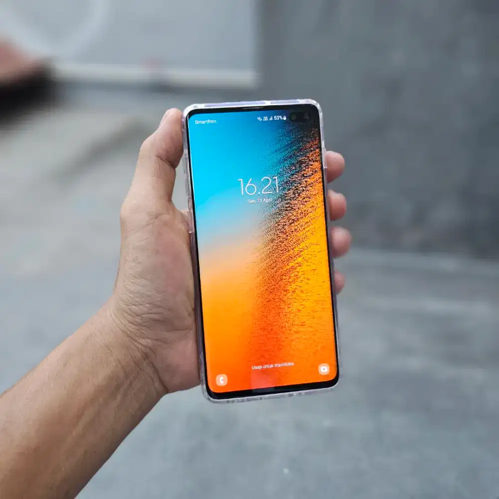 SAMSUNG GALAXY S10 PLUS SEIN 512 GB BACKDOOR CERAMIC MINUS RETAK DIKIT