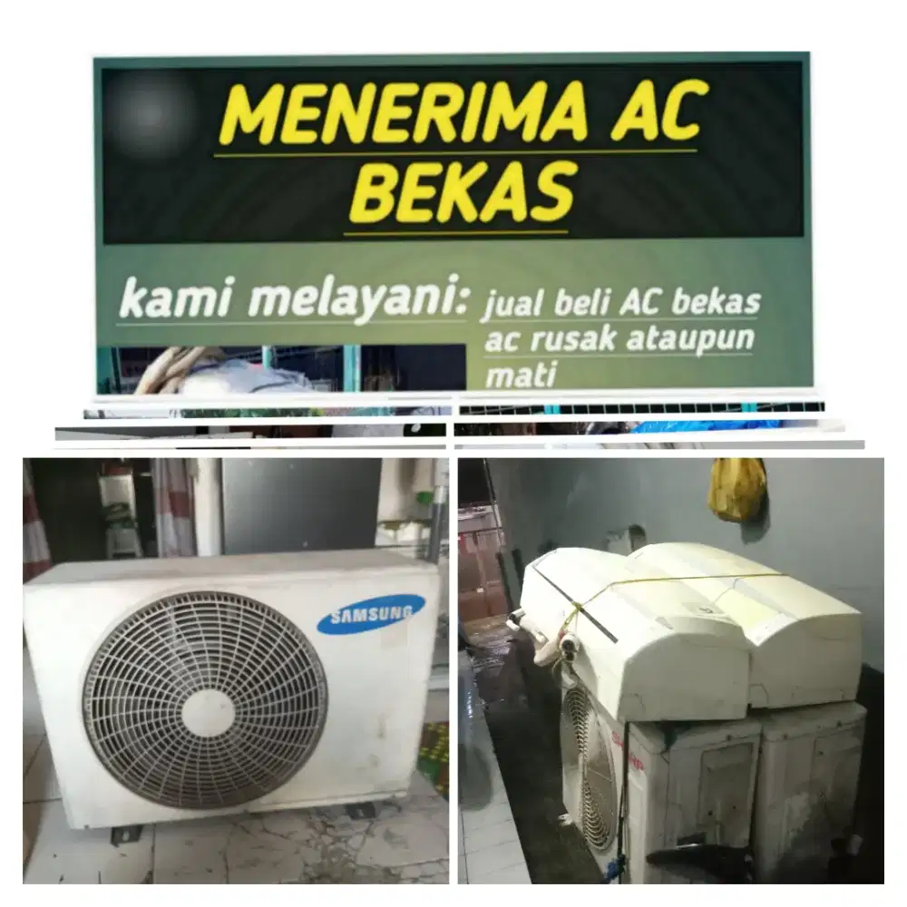 Terima ac bekas rusak