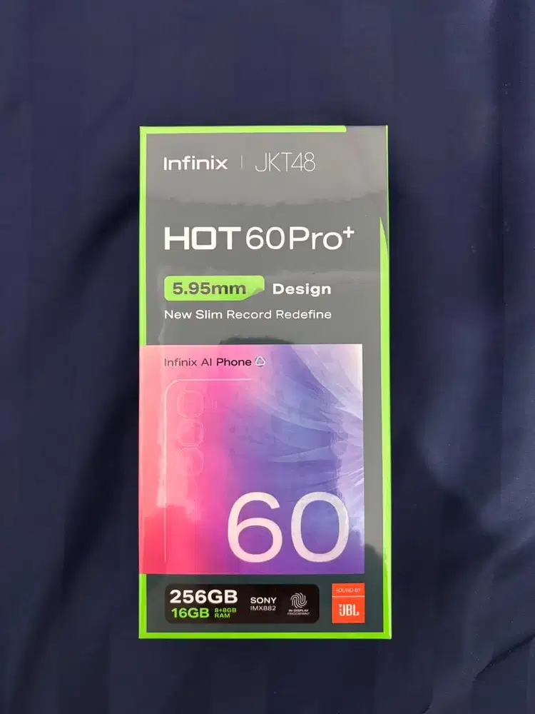 NEW SEALED INFINIX HOT 60 PRO+ 8/256GB COLOR SLEEK BLACK