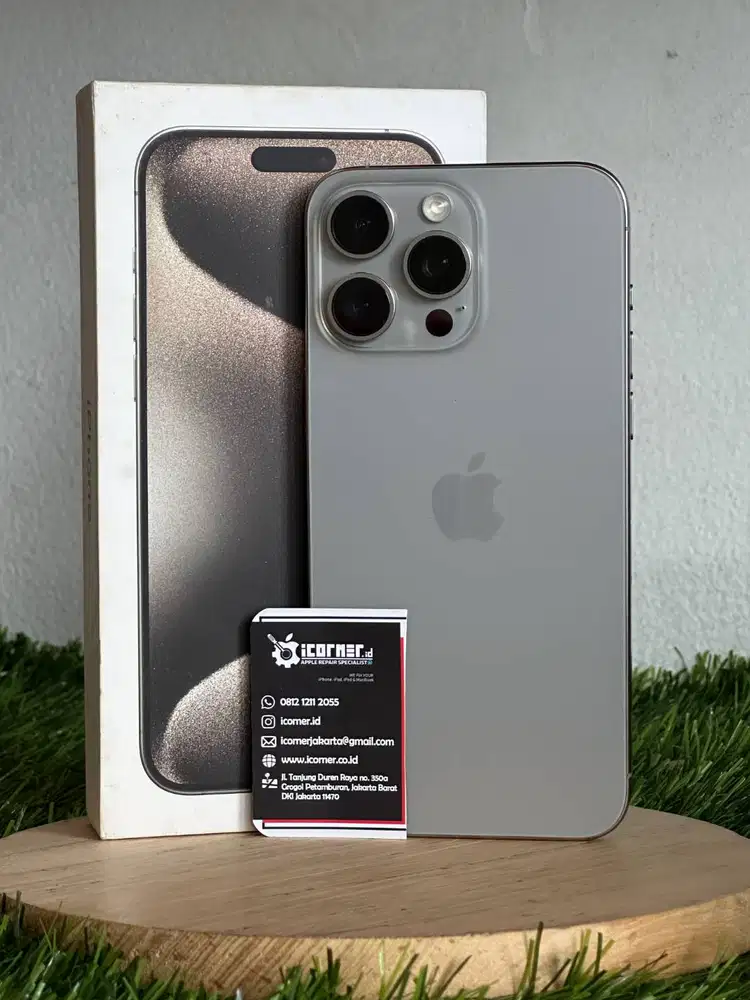 Apple iPhone 15 Pro Max - Ex iBox | Fullset | Garansi |Second Original