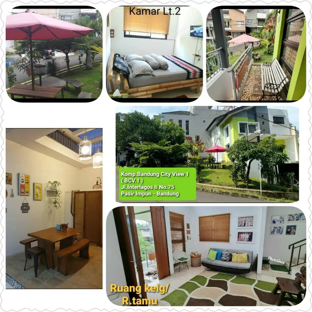 DISEWAKAN  RUMAH 2 LT (HARIAN /MINGGUAN /BULANAN)