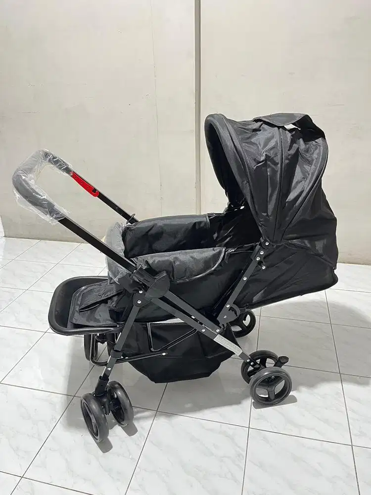 Stroller bayi BEIGE 5,8kg (HITAM)