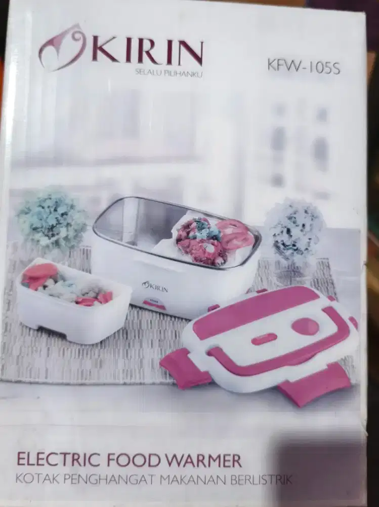 Kirin Electric Food Warmer KFW-105S - Kotak Bekal Pemanas Mulus