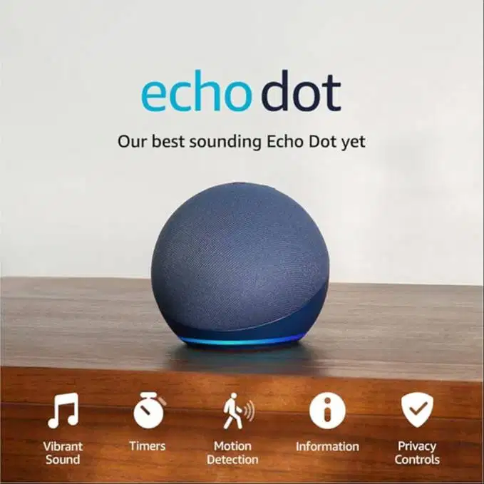 SECOND AMAZON ECHO DOT 5TH GEN / 5TH GENERATION ORIGINAL LATEST SMART