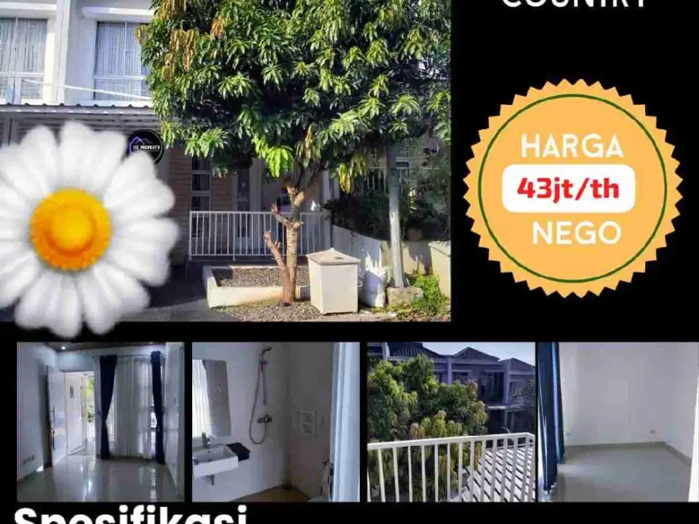 SEWA RUMAH CIBUBUR COUNTRY 40JT AN