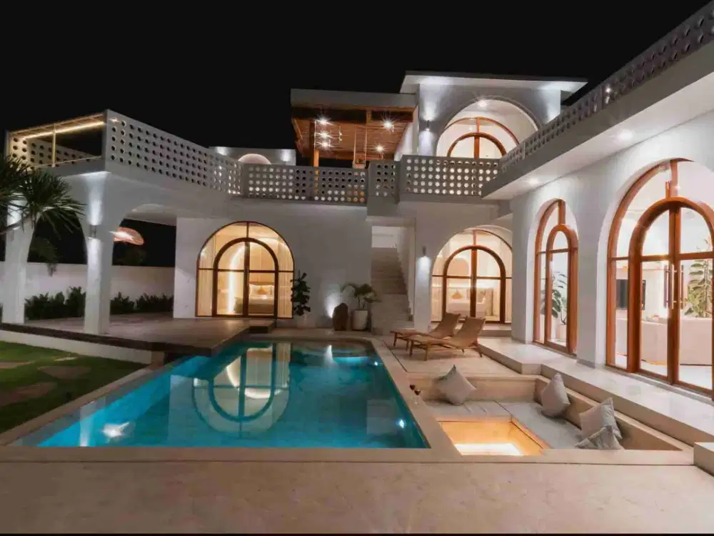 villa baru view laut, villa ocean view pantai  kelating