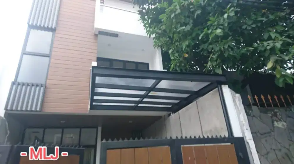 Kanopi Canopy, Tralis, Pagar Cutting Laser, Railing, Tangga, Atap Baja
