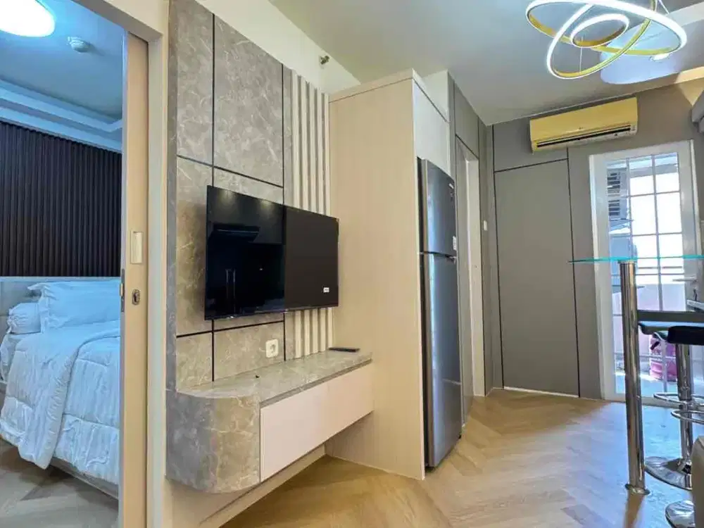 DIJUAL NEW INTERIOR APARTEMEN KALIBATA CITY 2 KAMAR TIDUR TOWER DAMAR