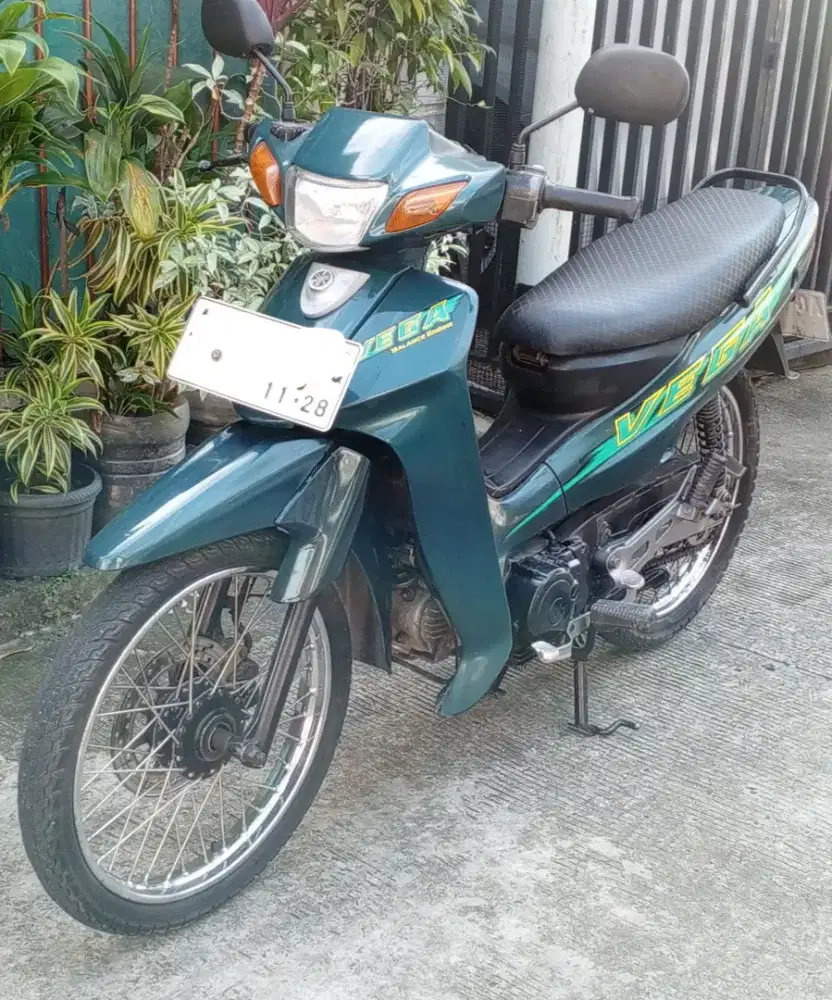 Yamaha Vega old 1999 asli hijau dari lahir