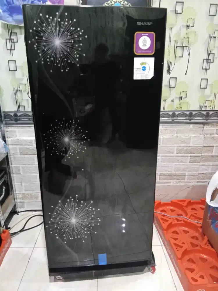 dijual kulkas Sharp Doble freezer nampes nogosari pandan