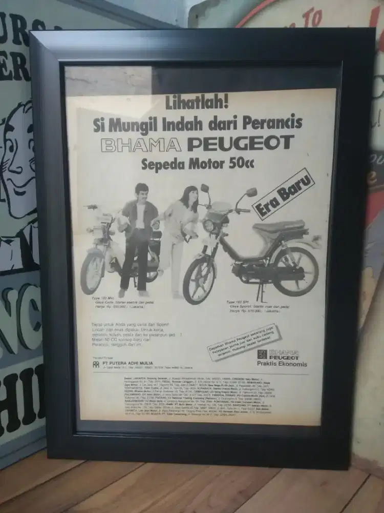 Iklan jadul motor bhama original bhama