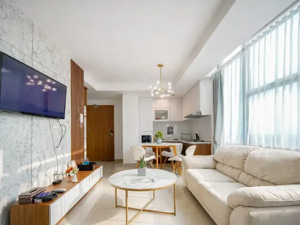 APARTEMEN SIAP HUNI BEKASI - 2BR FULL FURNISHED, LOKASI STRATEGIS BEKASI