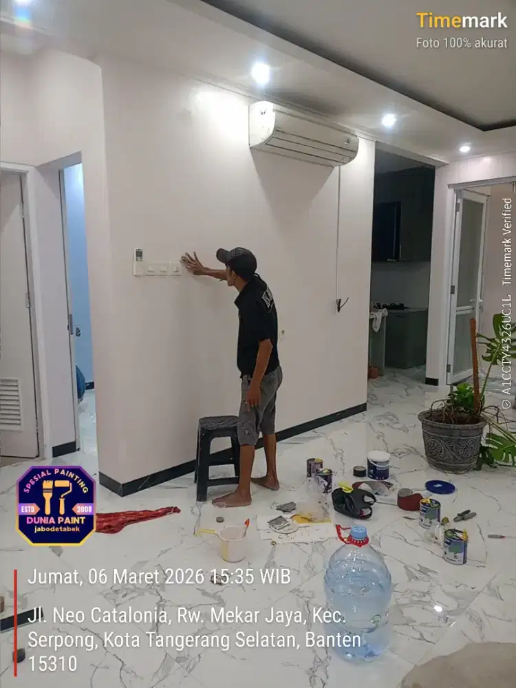 Tukang Cat, plafon, perbaikan atap, finishing & renovasi