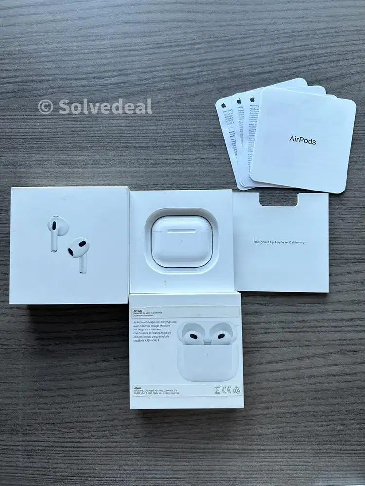 Apple Airpods 3 Magsafe Charging Case — Original Mulus Baterai Awet