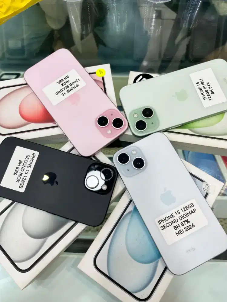 iphone 15 basic second semua warna ready!!