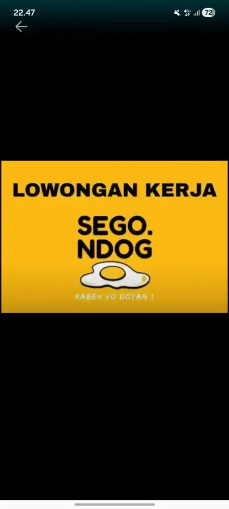 Lowongan Depot Nasi Telur daerah Ketintang