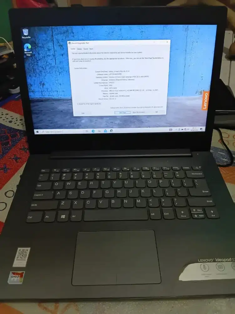 Laptop lenovo IDEAPAD 320