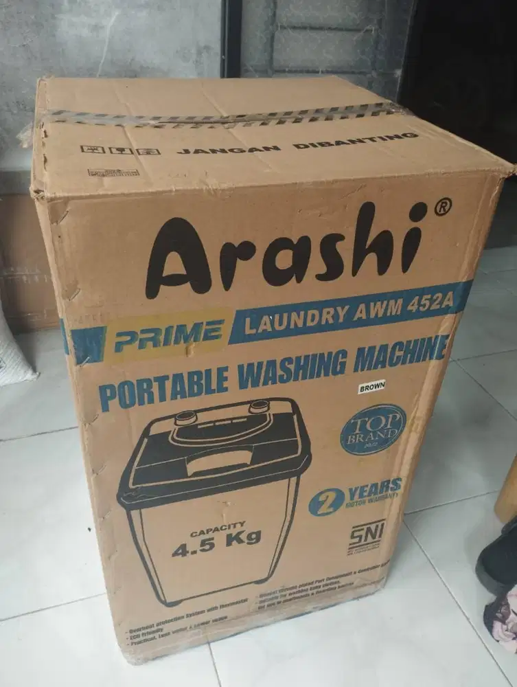 Mesin cuci Arashi 4.5 Kg