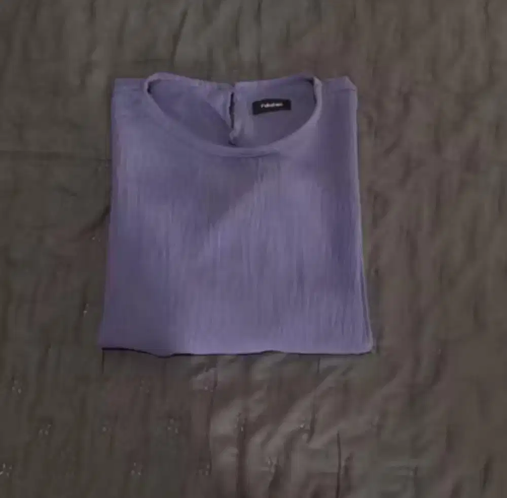 Preloved Blouse Oversize Crop Batwing