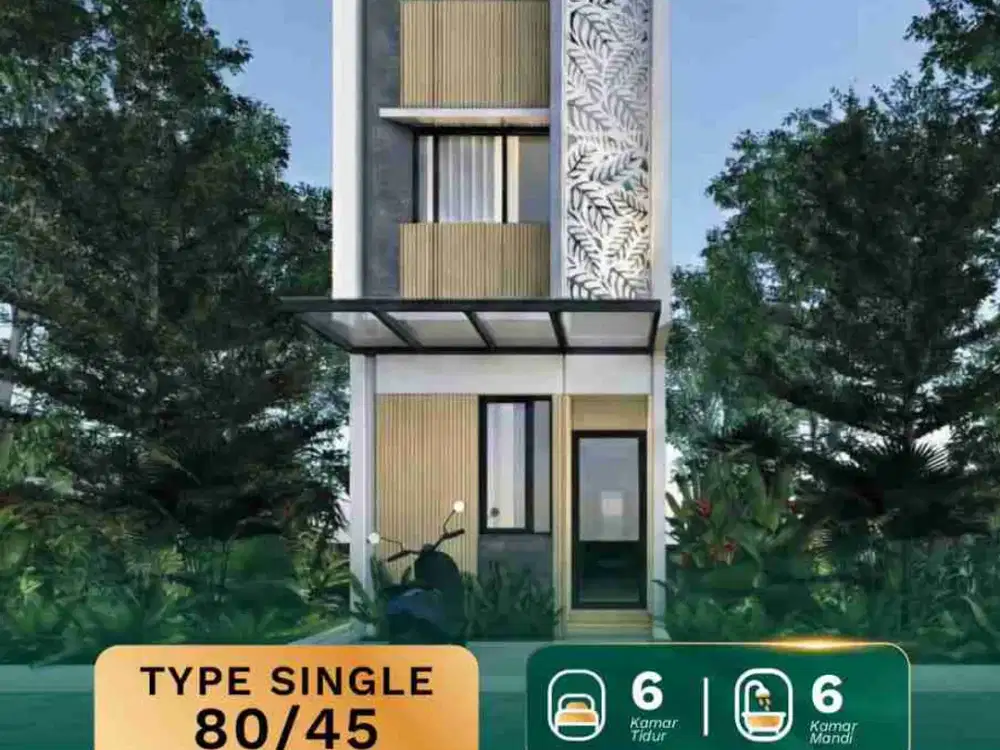 Jual Kosan Baru Dekat Kampus IPB Dramaga Bogor (6 KT + 6 KM) Kost Pinggir Jalan