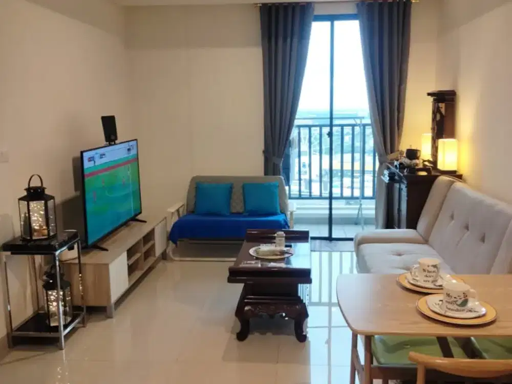 Hunian Nyaman di Apartment Cleon Park 3Br Full Furnish, Jakarta Garden City, Cakung, 015