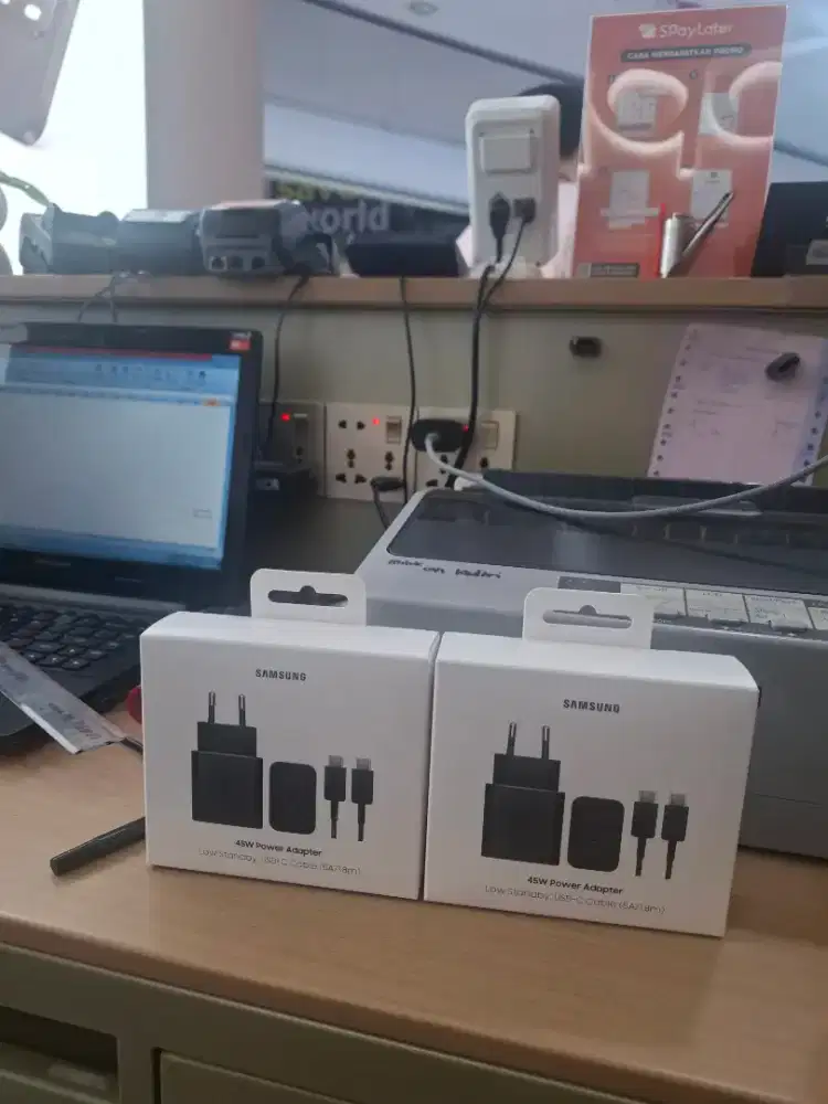 Charger samsung 45w+kabel