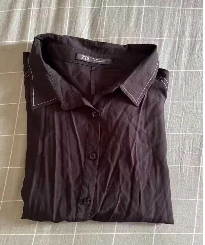 Preloved Kemeja Zara Oversize Batwing (minus dikit banget)