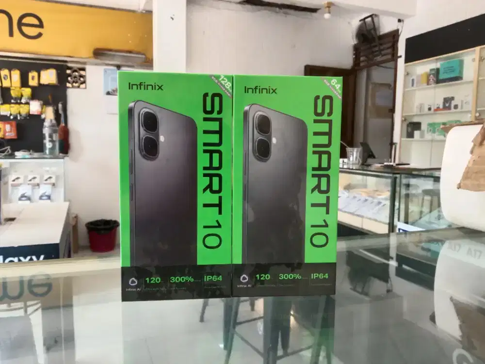 Fast respon WA Infinix Smart 10 4+4/128 Garansi resmi 1thn