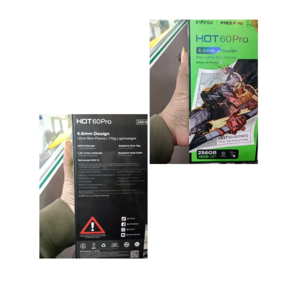Infinix hot 60pro 8/256 new