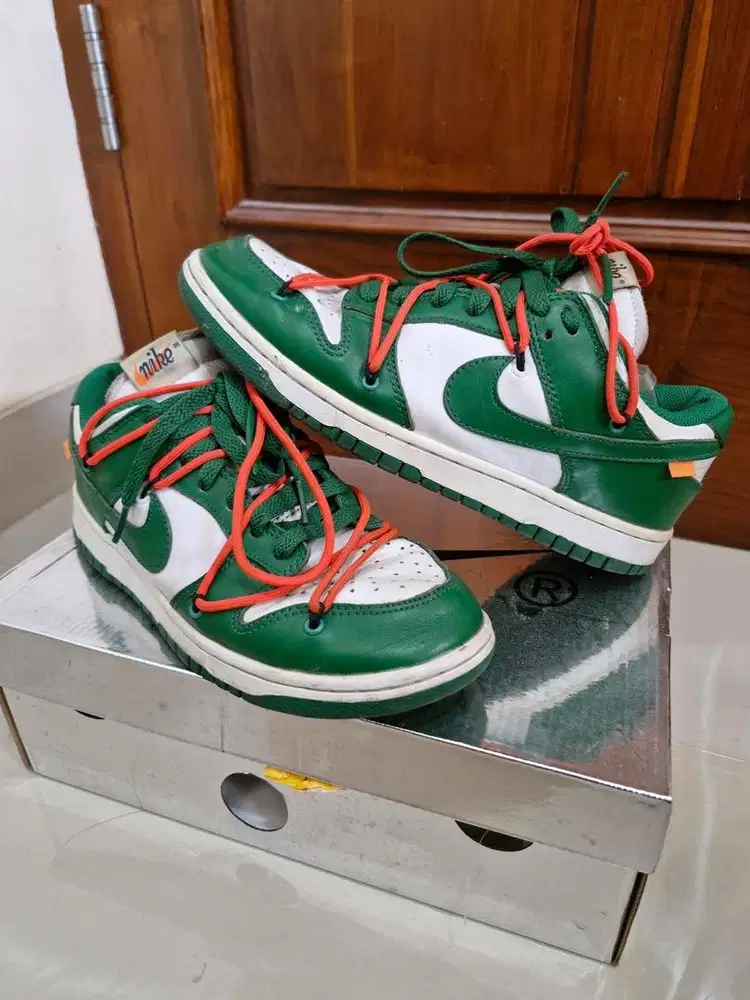 Nike x off - white  Dunk Low Pine Green  Size 42