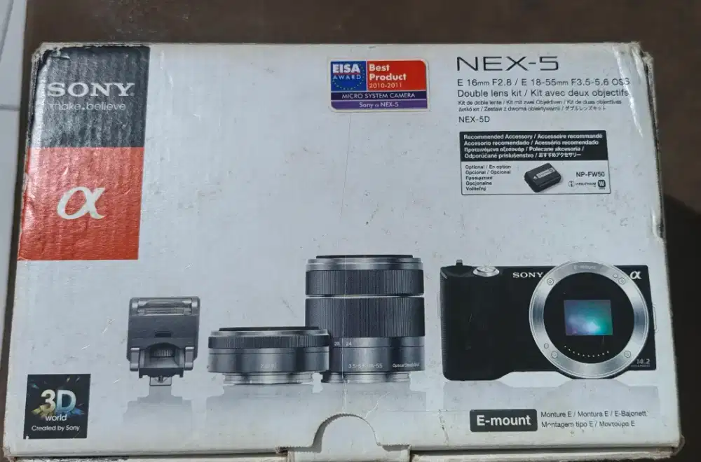 Dijual kamera mirolles sony NeX-5