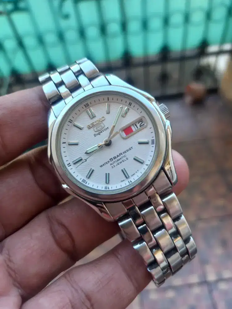 Seiko 5 Superior SKZ023 Whrilpool dial