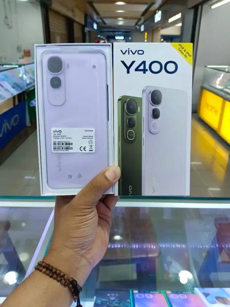Vivo Y400 8/256 Purple Super Duper Like New 100% Garansi Resmi Vivo