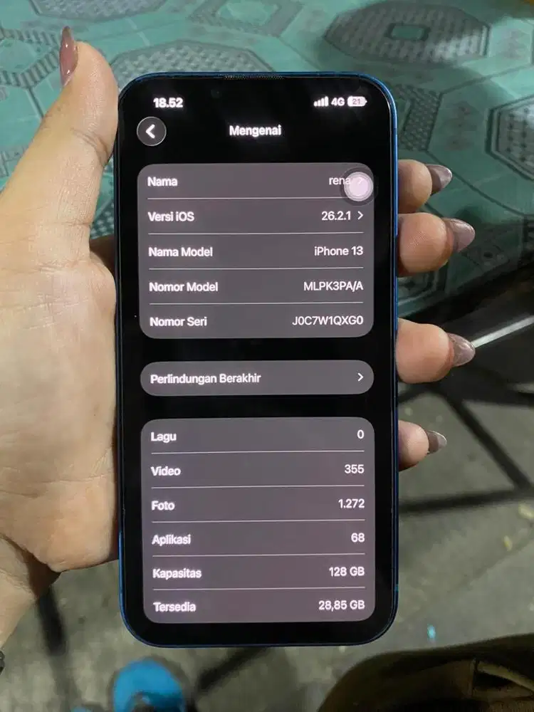 jual hp iphone 13 128gb