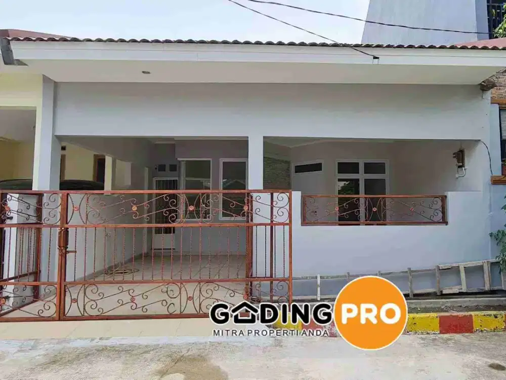 Dijual Rumah Full Renovasi di Limus Pratama Regency, Keramik & Cat Baru