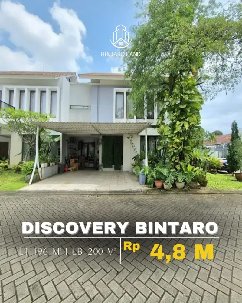 Rumah dijual siap huni di Discovery Bintaro Jaya Sektor 9