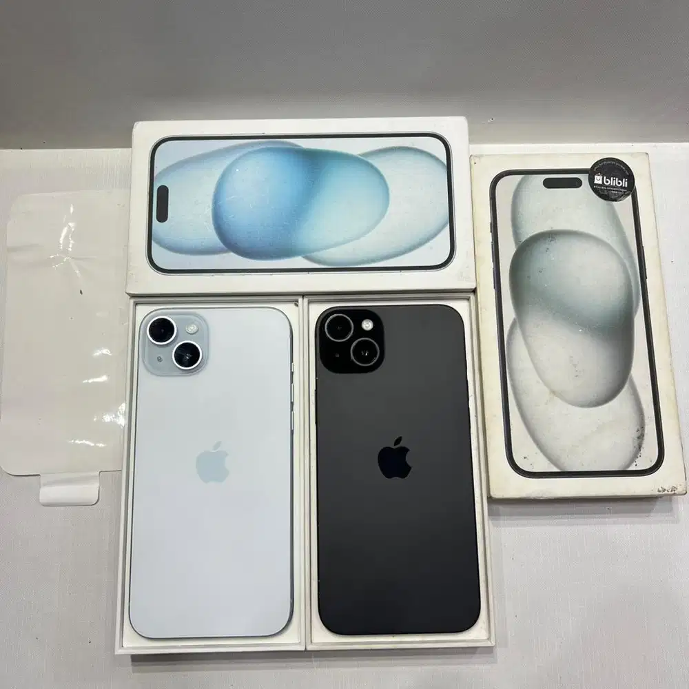 iphone 15 plus 128gb resmi ibox mulus fullset original