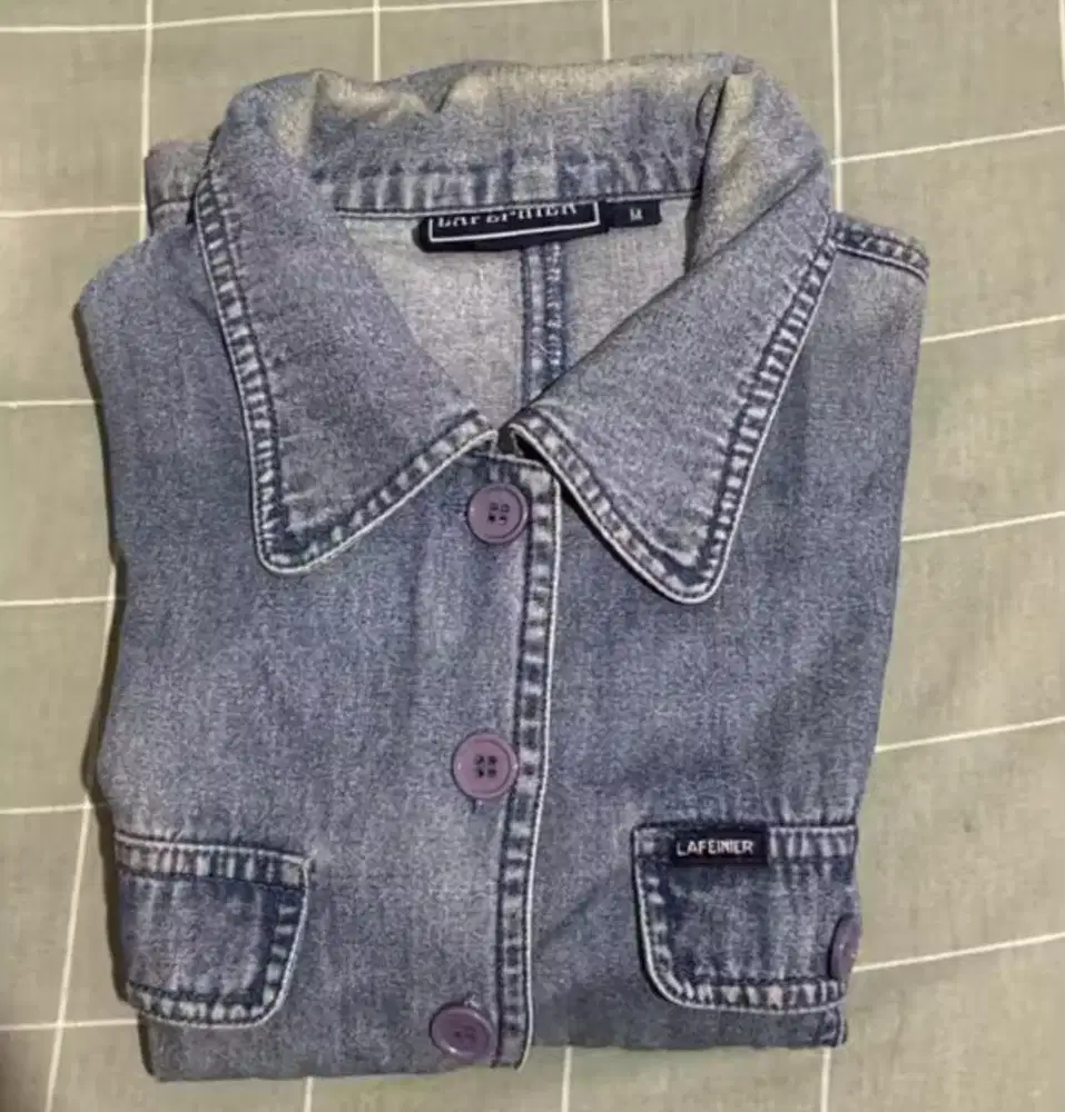 Preloved Denim Kemeja / Jaket Wanita (minus)