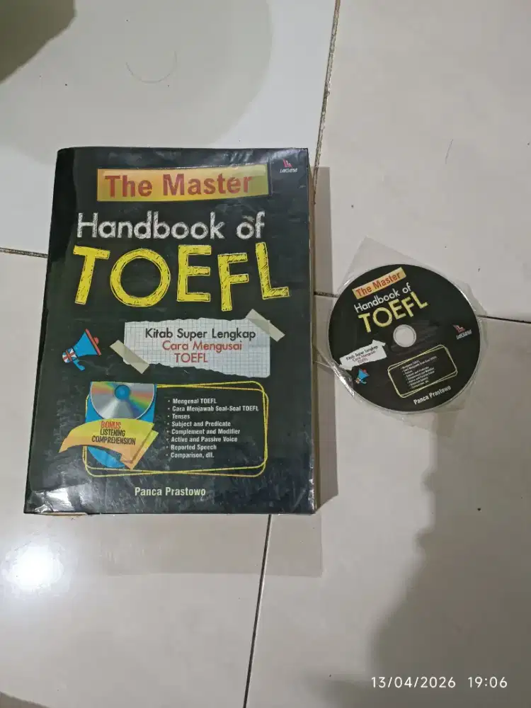 Buku TOEFL plus CD